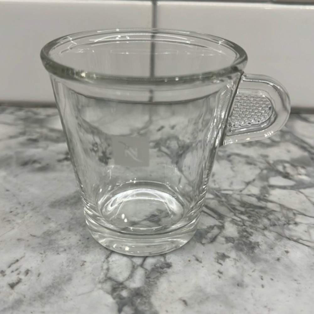 Nespresso Clear Glass Espresso Cups Mug Demitasse small size coffee